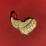 Carnelian Relief Fragment Brooch