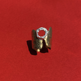 "O" Relief Fragment Ring