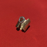 "O" Relief Fragment Ring