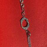 Silver Relief Fragment Bracelet